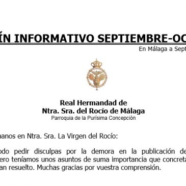 BOLETÍN SEPTIEMBRE – OCTUBRE 2015