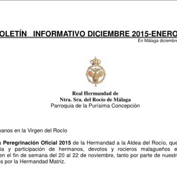 BOLETÍN DICIEMBRE 2015-ENERO 2016